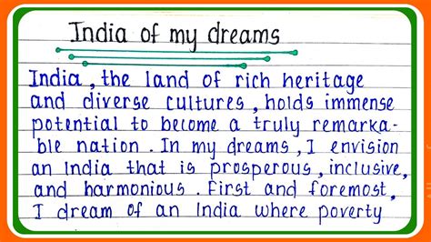 The India Of My Dreams Essay Example .